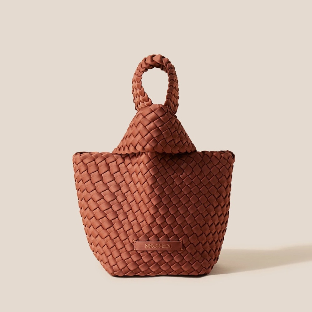 PRICE DROP / LOWER SHIP! Naghedi Kyoto clutch in Adobe